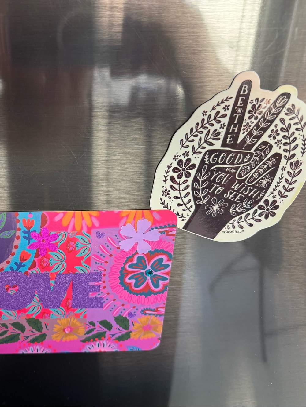 Natural Life Set of 2 (1 Rare Sticker & 1 Magnet).